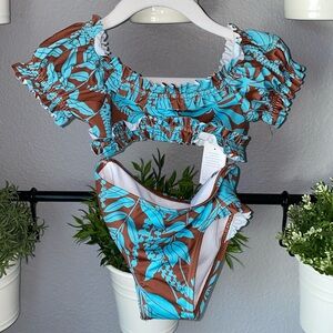 NWT JANIE AND JACK TWO PIECE SWIMSUIT - 2T